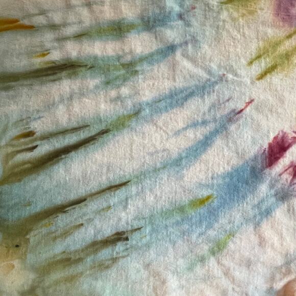 Ice Dyed Unisex T-shirt - Tie Dye Spiral Hand-dyed Men's Women's (Size 4XLarge) - Picture 10 of 10